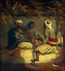 Turcos en una glorieta